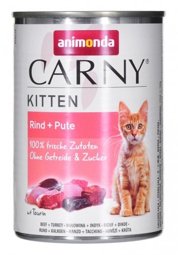 ANIMONDA Carny Kitten Beef Turkey - wet cat food - 400 g image 1