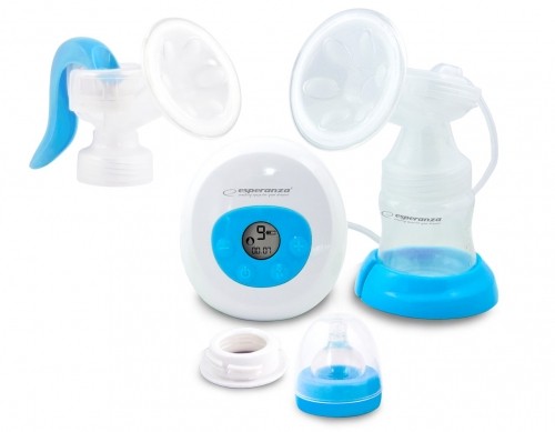 Esperanza ECM003B Electric / Manual 2-in-1 breast pump Blue 150 ml image 1