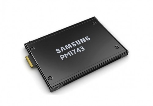 Samsung Semiconductor SSD Samsung PM1743 3.84TB U.3 NVMe PCIe 5.0 MZWLO3T8HCLS-00A07 (DPWD 1) image 1