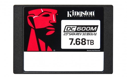 Kingston Technology 7680G DC600M (Mixed-Use) 2.5” Enterprise SATA SSD image 1