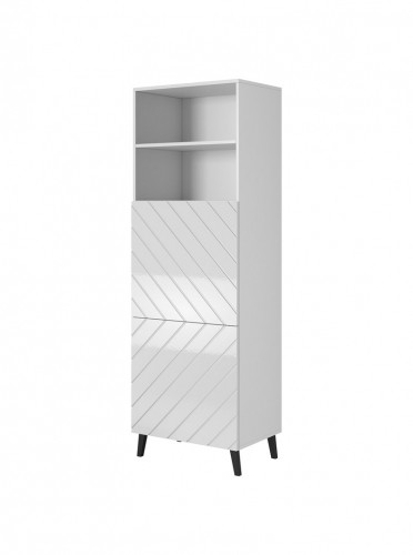 Cama Meble Cabinet ABETO 60x40x176.5 cm white/gloss white image 1