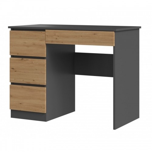 Top E Shop Desk MIJAS LEFT 98x51x76 cm Anthracite/Artisan image 1