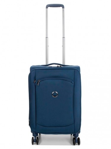 DELSEY SUITCASE DOUBLE WHEELS 55CM LIGHT BLUE image 1