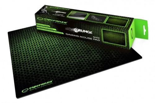 Esperanza EGP102G Gaming mouse pad Black, Green image 1