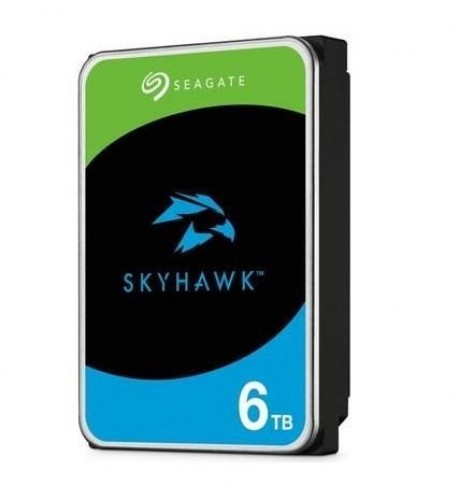 HDD|SEAGATE|SkyHawk|6TB|SATA|256 MB|5400 rpm|Discs/Heads 4/8|3,5"|ST6000VX009 image 1