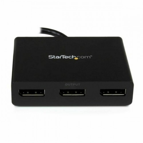 USB Centrmezgls Startech MSTDP123DP Melns image 1