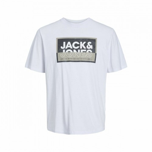 Krekls ar Īsām Piedurknēm Bērniem Jack & Jones logan Balts image 1
