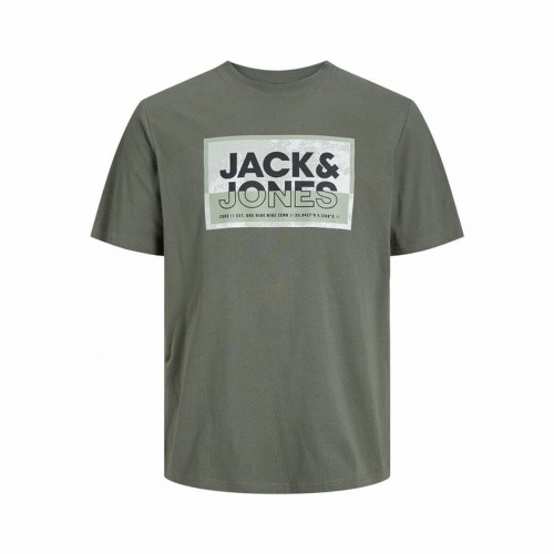 Детский Футболка с коротким рукавом Jack & Jones logan Agave Темно-зеленый image 1