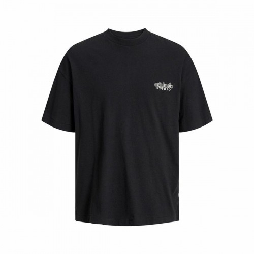 Men’s Short Sleeve T-Shirt Jack & Jones bari Back Black Men image 1