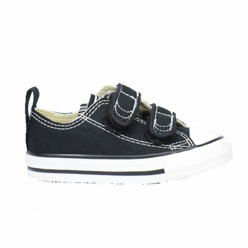 Bērnu Ikdienas Apavi Converse Chuck Taylor All Star Melns Velcro image 1