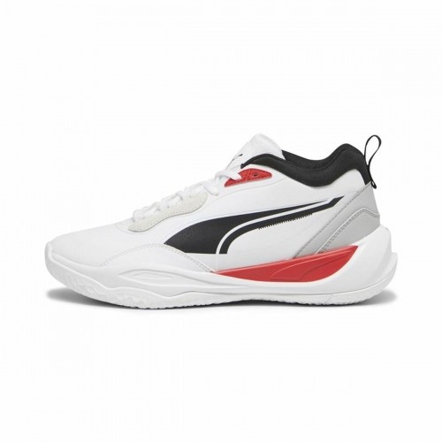 Basketball Shoes for Adults Puma Playmaker Pro Plus White image 1
