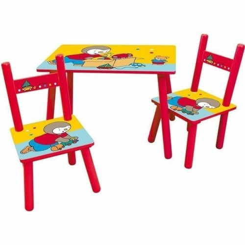 Bērnu galda un krēslu komplekts Fun House T'CHOUPI image 1