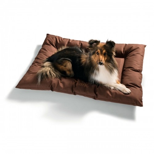 Dog Bed Hunter Gent Anti-bacterial Brown 100x70 cm image 1