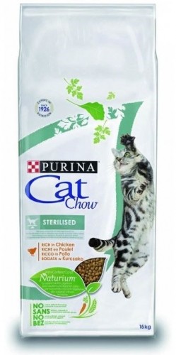 Purina Nestle Purina Cat Chow Sterilized cats dry food 15 kg Adult Chicken image 1