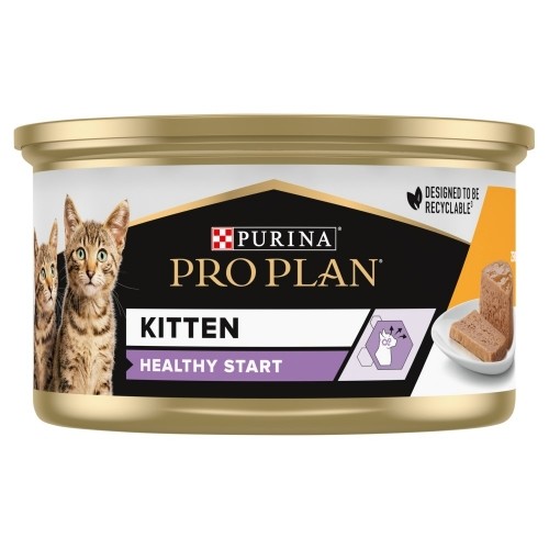Purina Nestle PURINA Pro Plan Kitten Healthy Start Chicken - wet cat food - 85 g image 1