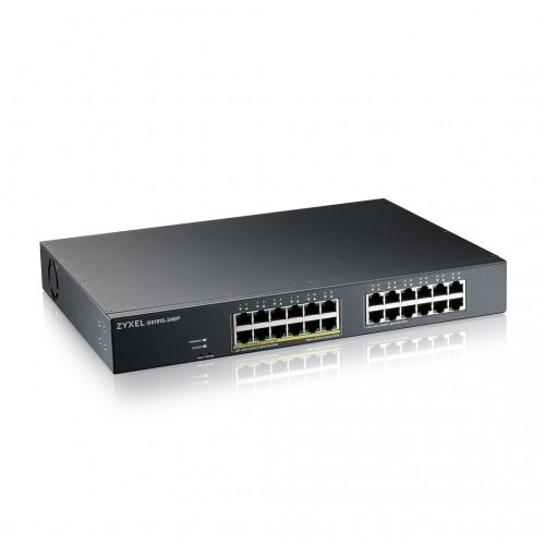 Zyxel GS1915-24EP Managed L2 Gigabit Ethernet (10/100/1000) Power over Ethernet (PoE) 1U Black image 1