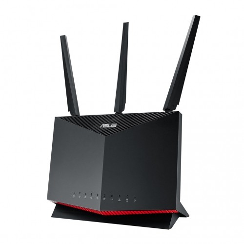 ASUS AX5700 RT-AX86U PRO wireless router Gigabit Ethernet Dual-band (2.4 GHz / 5 GHz) 4G Black, Red image 1
