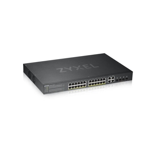 Zyxel GS1920-24HPV2 Managed Gigabit Ethernet (10/100/1000) Power over Ethernet (PoE) Black image 1