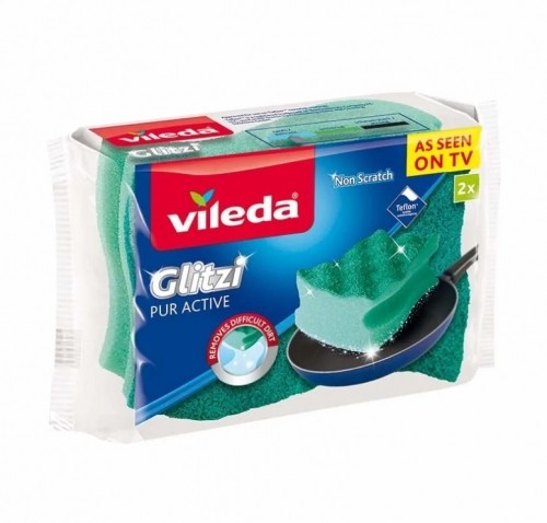 Profiled Sponge Scourer Vileda Pur Active 2 pcs. image 1