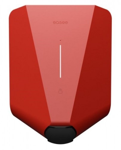 Easee Home 22kW wallbox charging station Red image 1