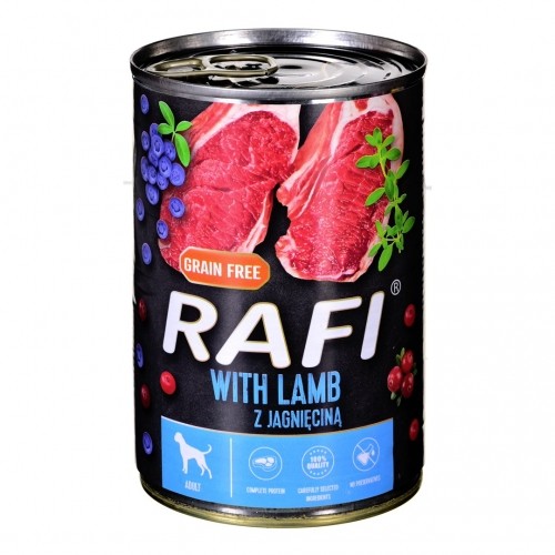Dolina Noteci Rafi with lamb, cranberry and blueberry - wet dog food - 400g image 1