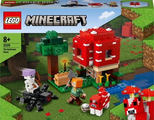 LEGO Minecraft 21179 The Mushroom House image 1