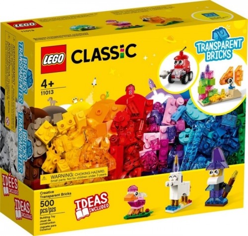 LEGO Classic 11013 Creative Transparent Bricks image 1