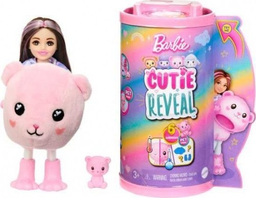 Mattel Cutie Reveal Chelsea Teddy Barbie Doll Sweet Styles Series (HKR19) image 1