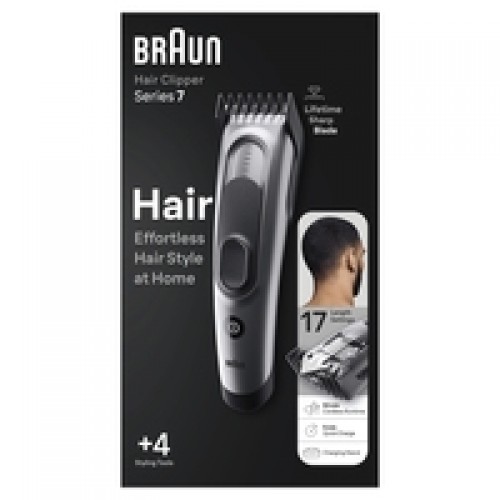 Braun - Shaver HC7390 Black  and  Space Grey image 1