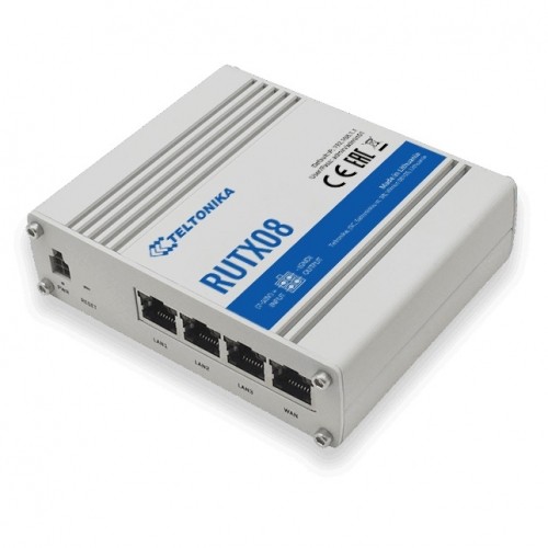 Teltonika RUTX08 | Промышленный маршрутизатор | 1x WAN, 3x LAN 1000 Мб|с, VPN image 1