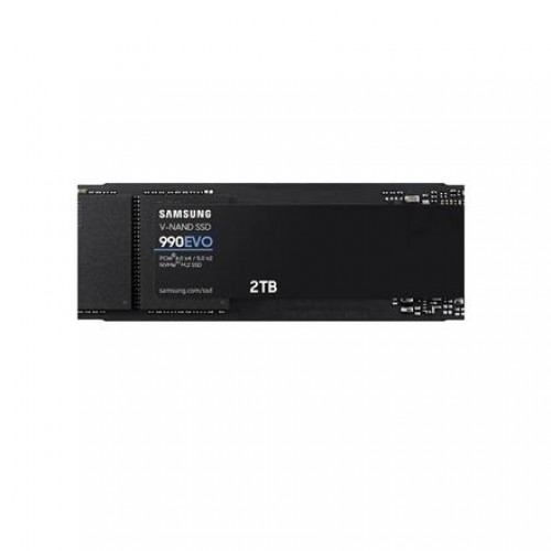Samsung 990 EVO 2000 GB SSD form factor M.2 2280 SSD interface NVMe Write speed 4200 MB/s Read speed 5000 MB/s image 1