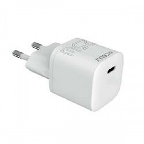 Wall Charger Celly UCTC1USBC25WWH 25 W White image 1