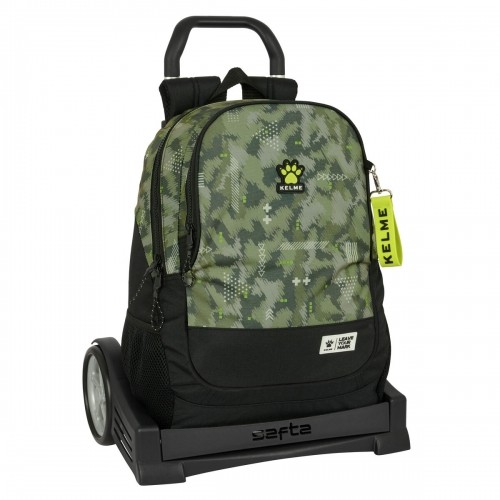 Школьный рюкзак с колесиками Kelme Travel Чёрный Зеленый 32 x 44 x 16 cm image 1