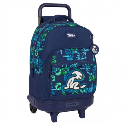 El NiÑo Школьный рюкзак с колесиками El Niño Glassy Тёмно Синий 33 X 45 X 22 cm image 1