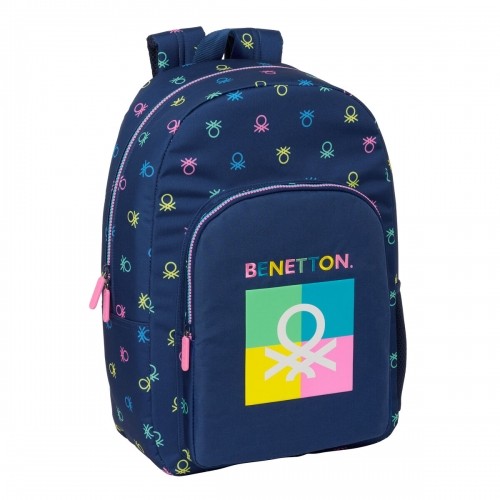 Школьный рюкзак Benetton Cool Тёмно Синий 30 x 46 x 14 cm image 1