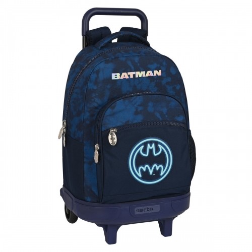 School Rucksack with Wheels Batman Legendary Navy Blue 33 X 45 X 22 cm image 1