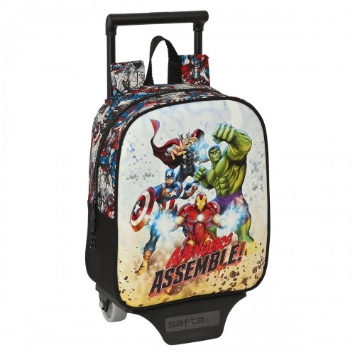 Школьный рюкзак с колесиками The Avengers Forever Разноцветный 22 x 27 x 10 cm image 1