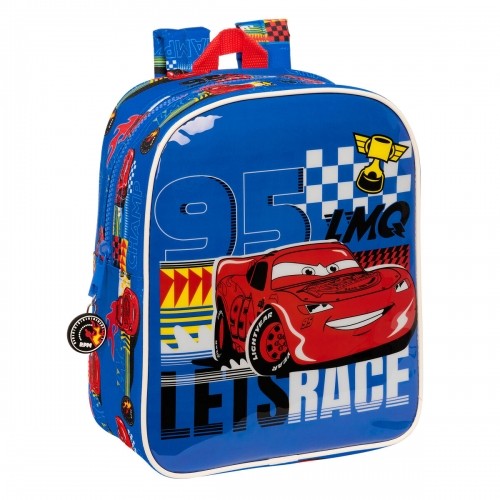 Bērnu soma Cars Race ready Zils 22 x 27 x 10 cm image 1