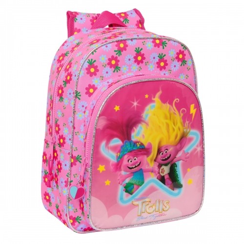 Child bag Trolls Pink 26 x 34 x 11 cm image 1