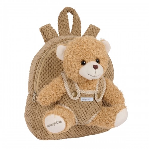 Детский рюкзак Safta Плюшевый медвежонок Коричневый 23 x 27 x 7,5 cm image 1