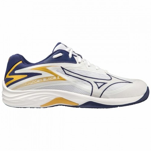 Unisex Casual Trainers Mizuno Thunder Blade Z White Navy Blue image 1