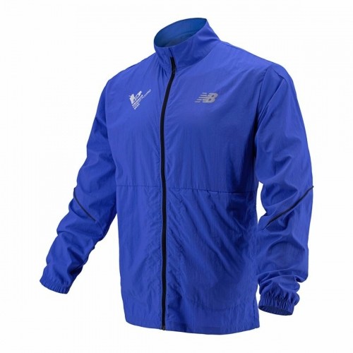 Men's Sports Jacket New Balance Valencia Marathon Blue image 1