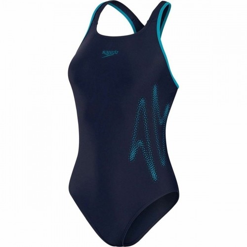 Women’s Bathing Costume Speedo HyperBoom Dark blue image 1