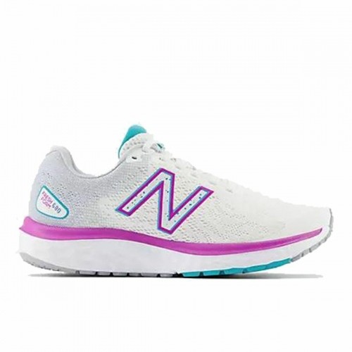 Skriešanas Apavi Pieaugušajiem New Balance Fresh Foam 680v7 Dāma Balts image 1