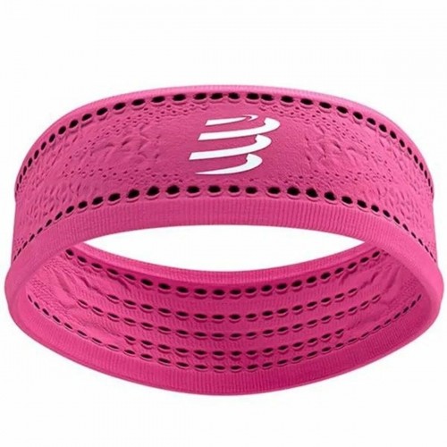 Sports Strip for the Head Compressport Thin On/Off Fuchsia Pink image 1