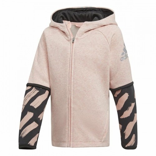 Children's Jacket Adidas Cover Up Light Pink image 1