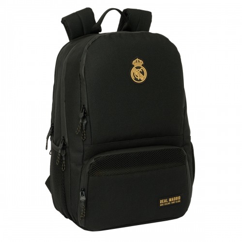 Padel Backpack Real Madrid C.F. Melns image 1