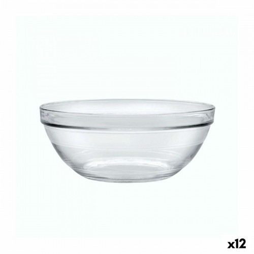 Salad Bowl Duralex Lys Transparent 3,55 L (12 Units) image 1