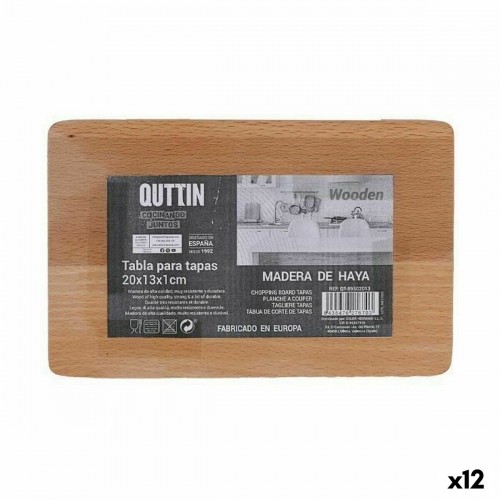 Cutting board Quttin 20 x 13 x 1 cm (12 Units) image 1