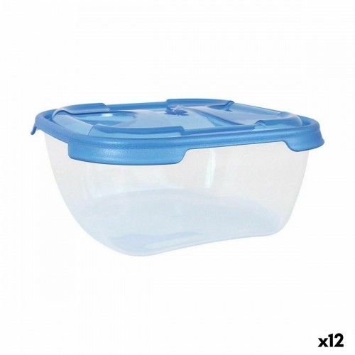 Set of lunch boxes Tontarelli Nuvola 1 L Blue Squared 3 Pieces (12 Units) image 1